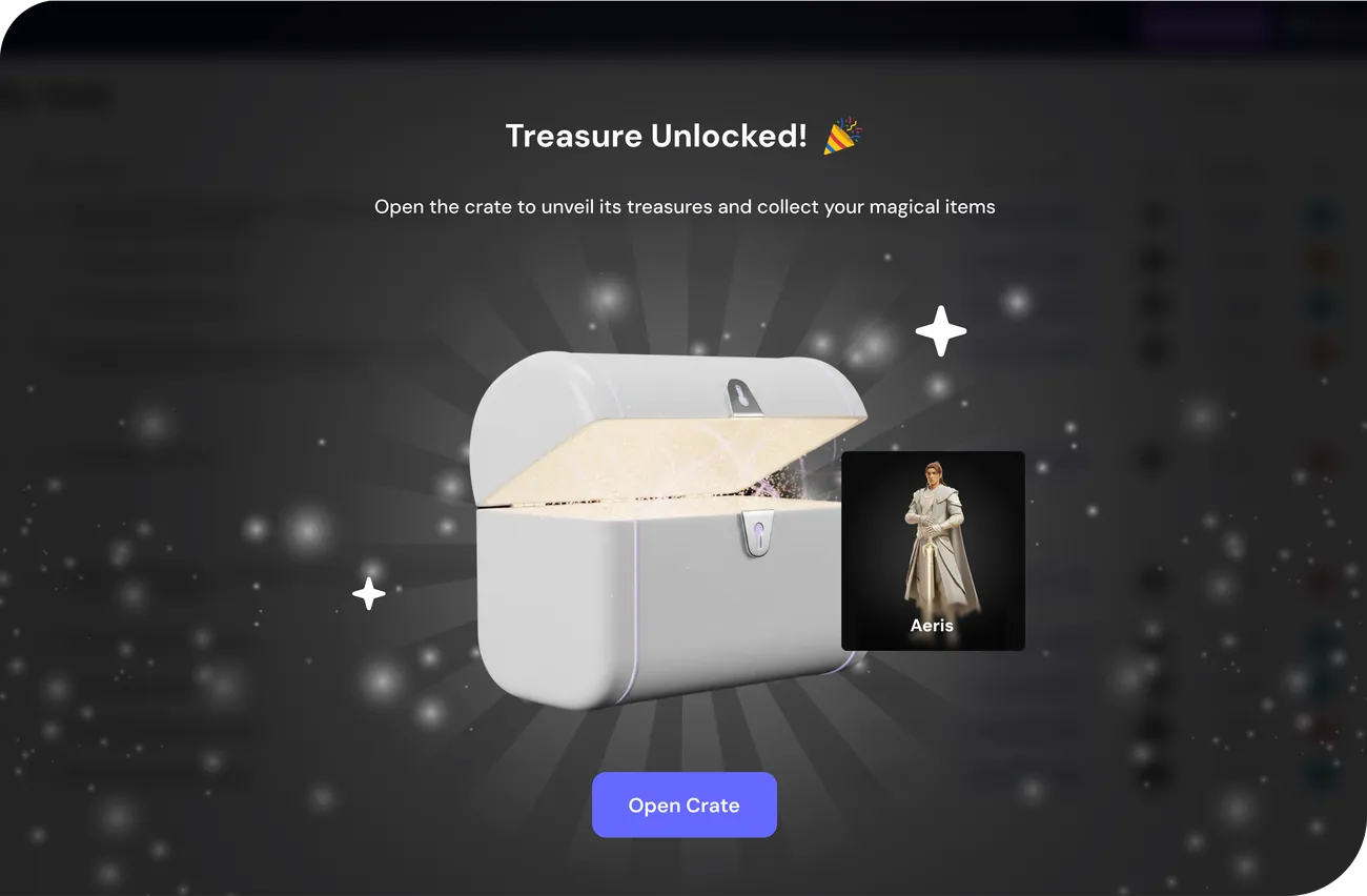 MagicTask treasure unlocked reward