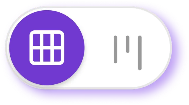 List view selected in the view switcher