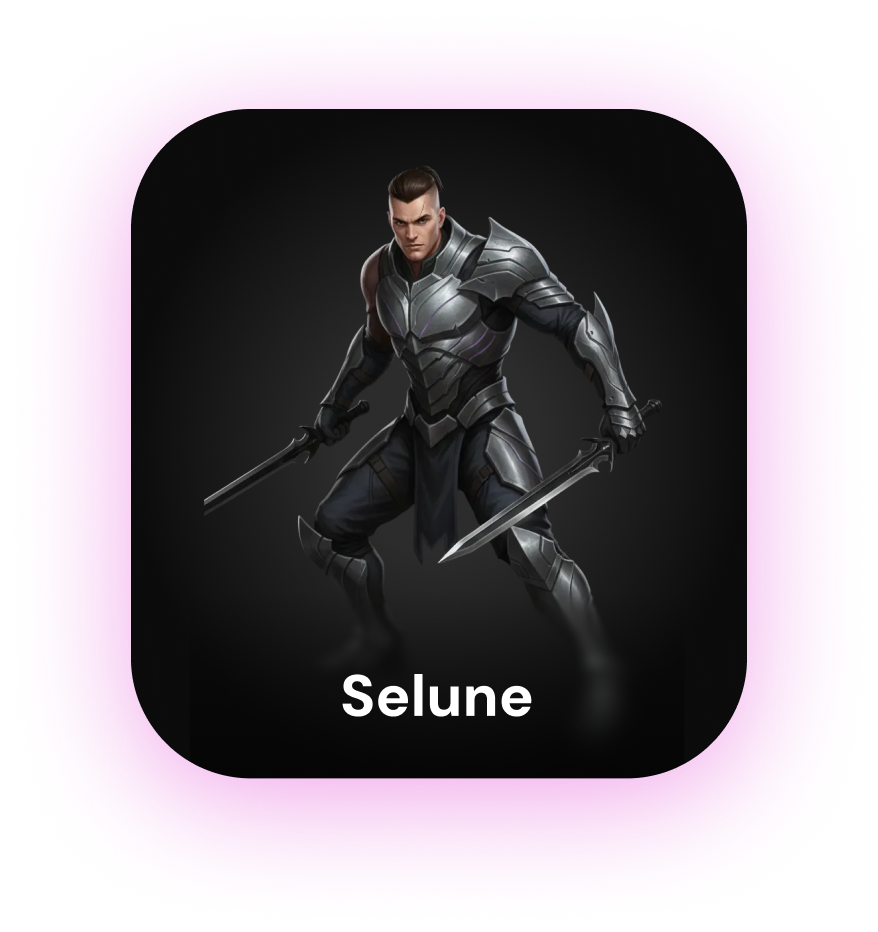 Selune character card