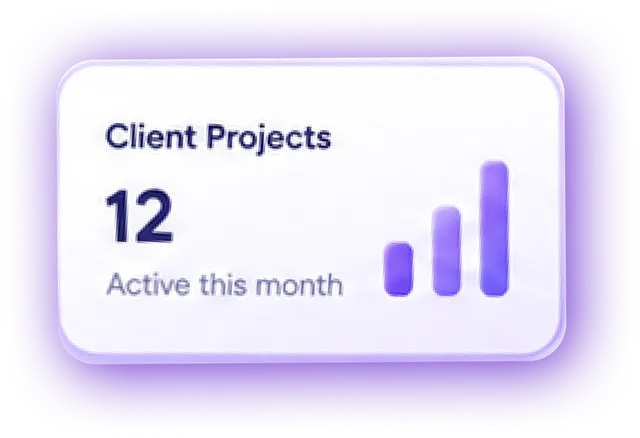Active client projects summary