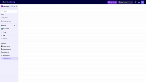 MagicTask clean UI